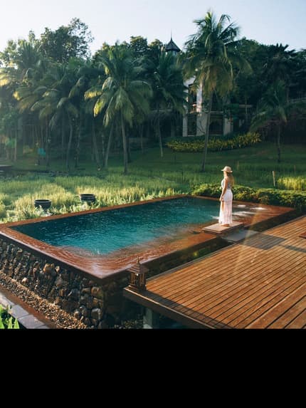 Four Seasons Resort Chiang Mai amid rice fields