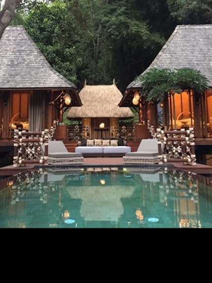 Four Seasons Tented Camp Golden Triangle in the jungle