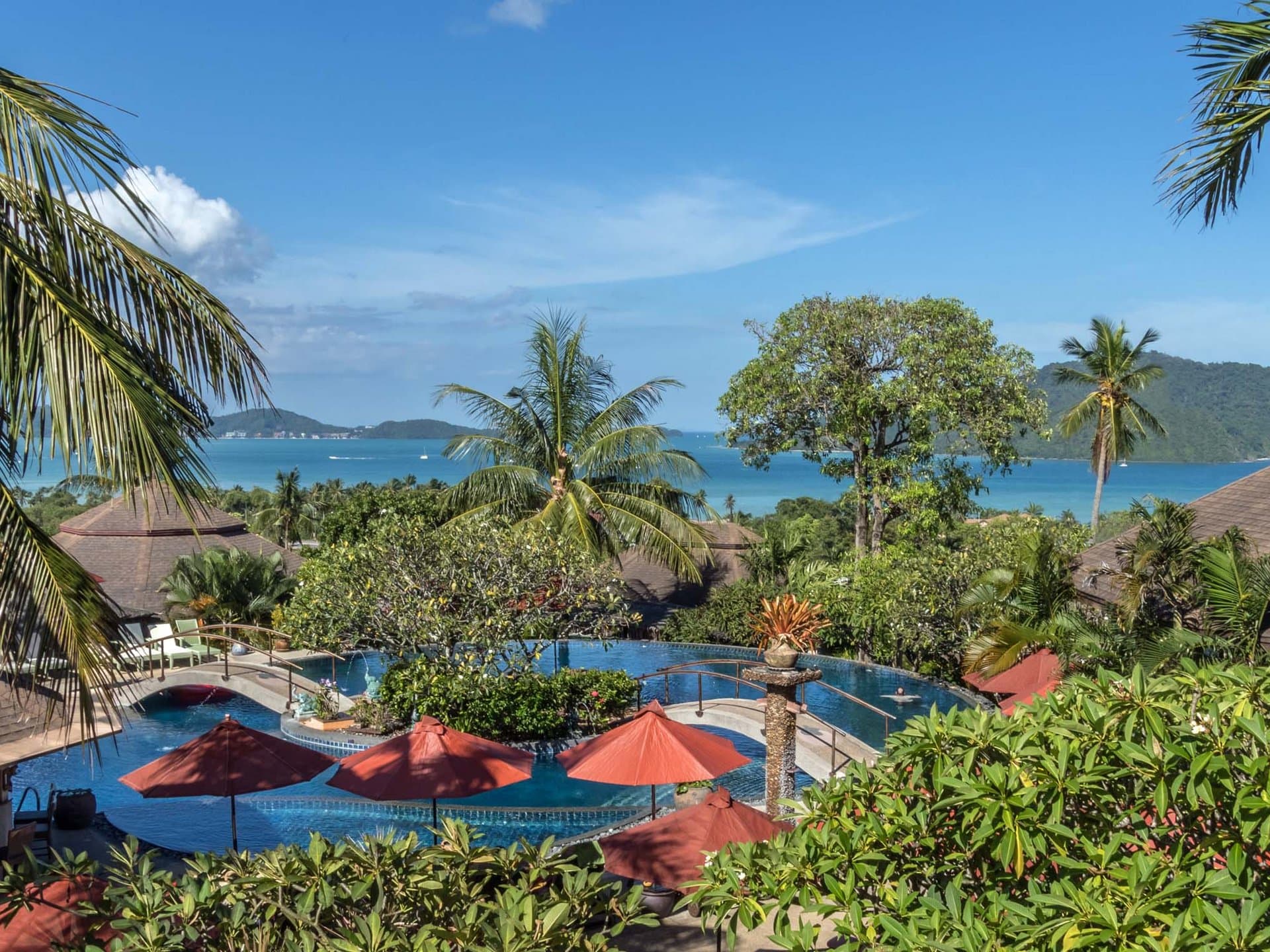 Mangosteen Ayurveda and Wellness Resort on a tropical Phuket hillside